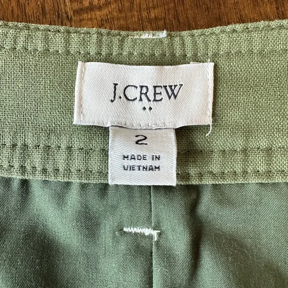 ☀️ NWOT J. CREW Linen Blend A-Line Skirt - Picture 2 of 10